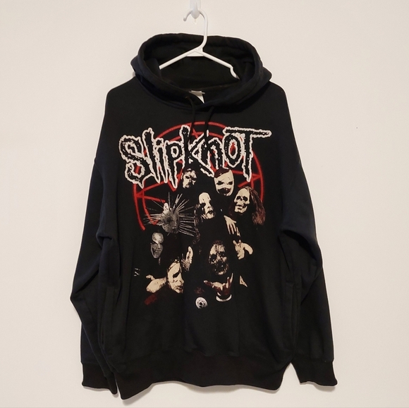 Alstyle Apparel & Activewear Other - Vintage Slipknot Black Graphic Hoodie - Band Logo Pullover